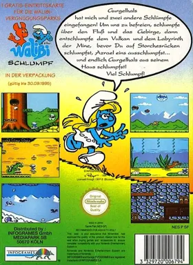 Smurfs, The (Europe) (En,Fr,De,Es) (Beta) box cover back